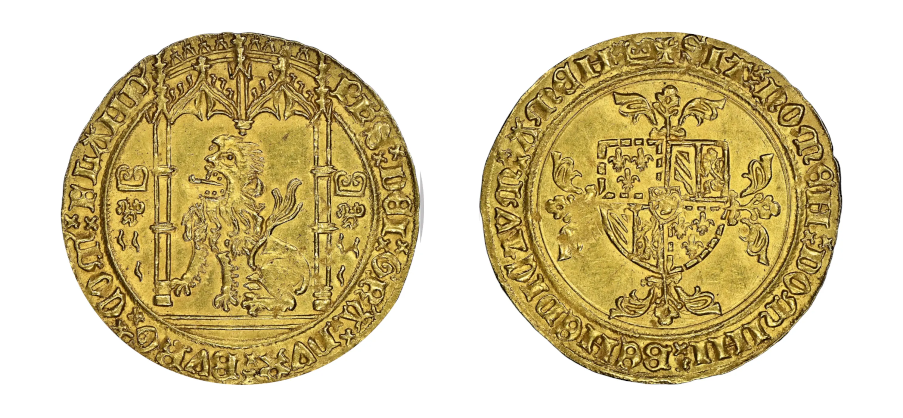 1419-1467 Flanders Gold Lion D'OR Philippe Le Bon NGC MS62