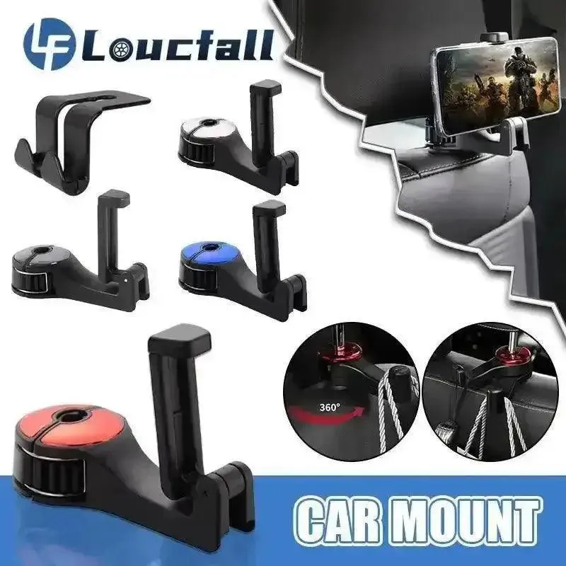 2in1 car hook & phone holder