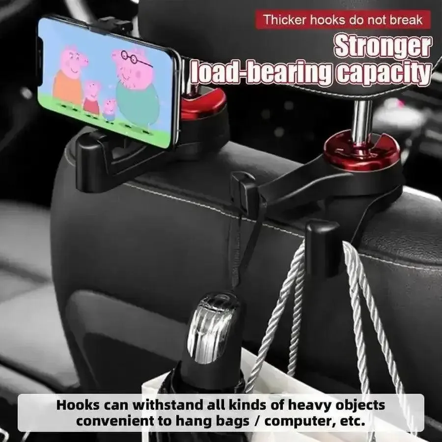 2in1 car hook & phone holder