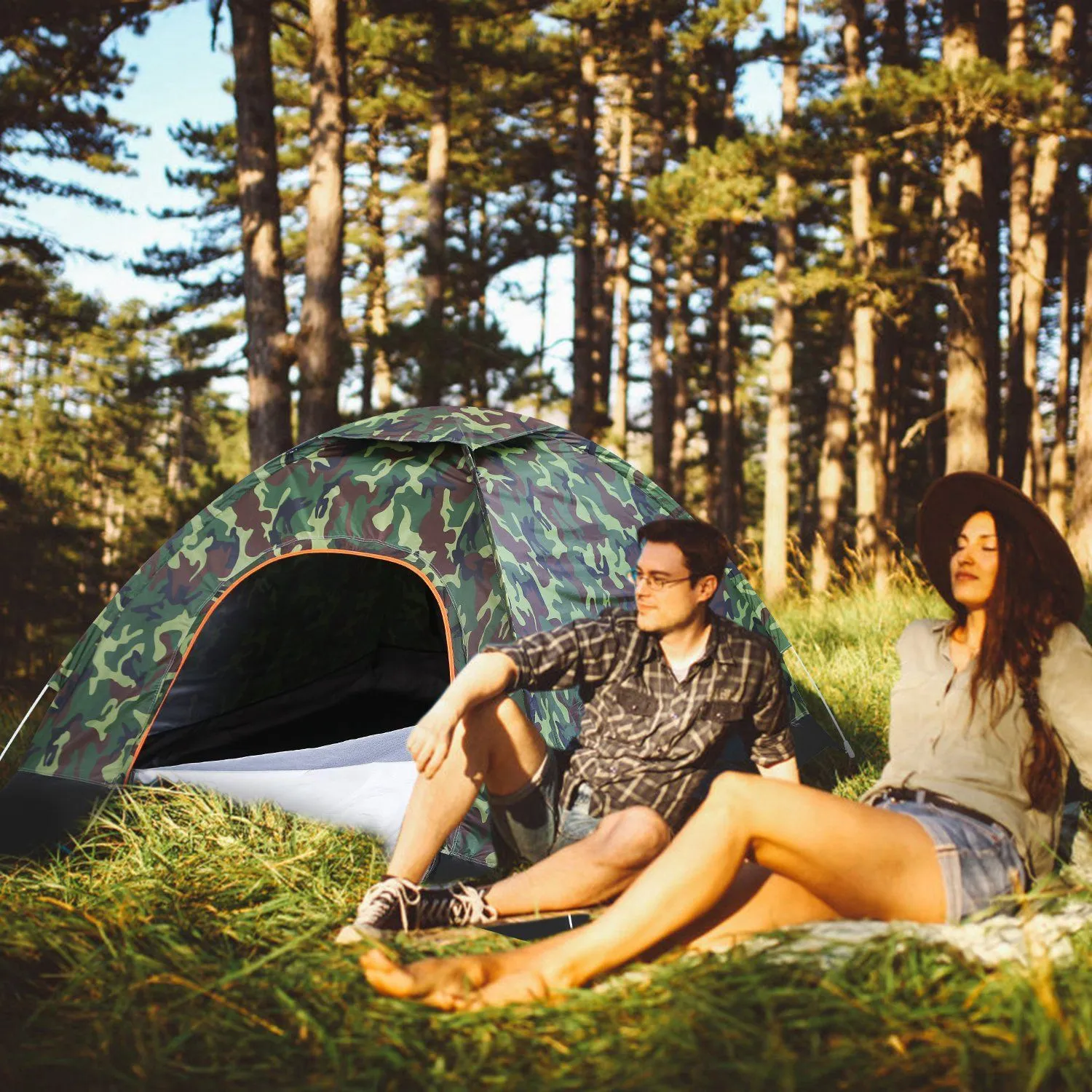 3/4 Person Instant Pop Up Dome Tent