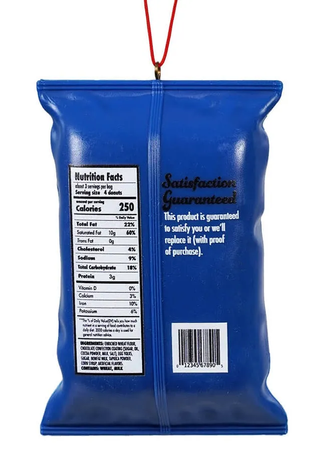 4.25" Snack Bag Ornament