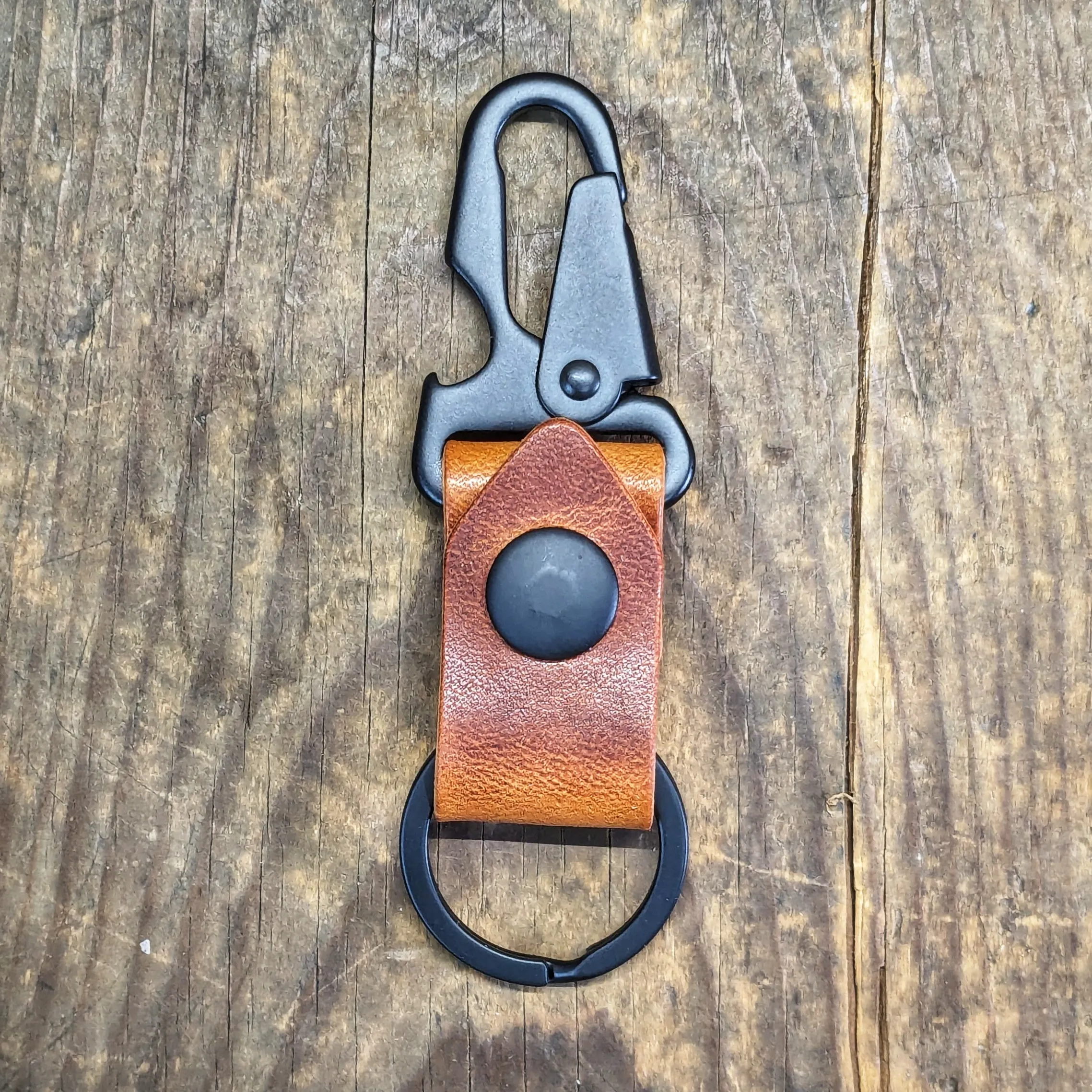 Appalachian Bottle Opener - Personalized Leather Key Chain