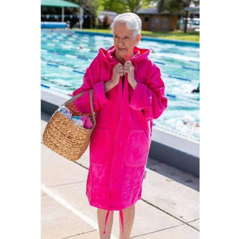 Ashlee Grace Luxurious Hooded Towelling Swim Robe