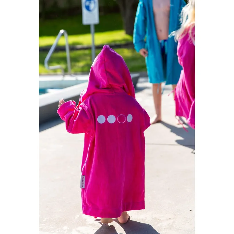 Ashlee Grace Luxurious Hooded Towelling Swim Robe
