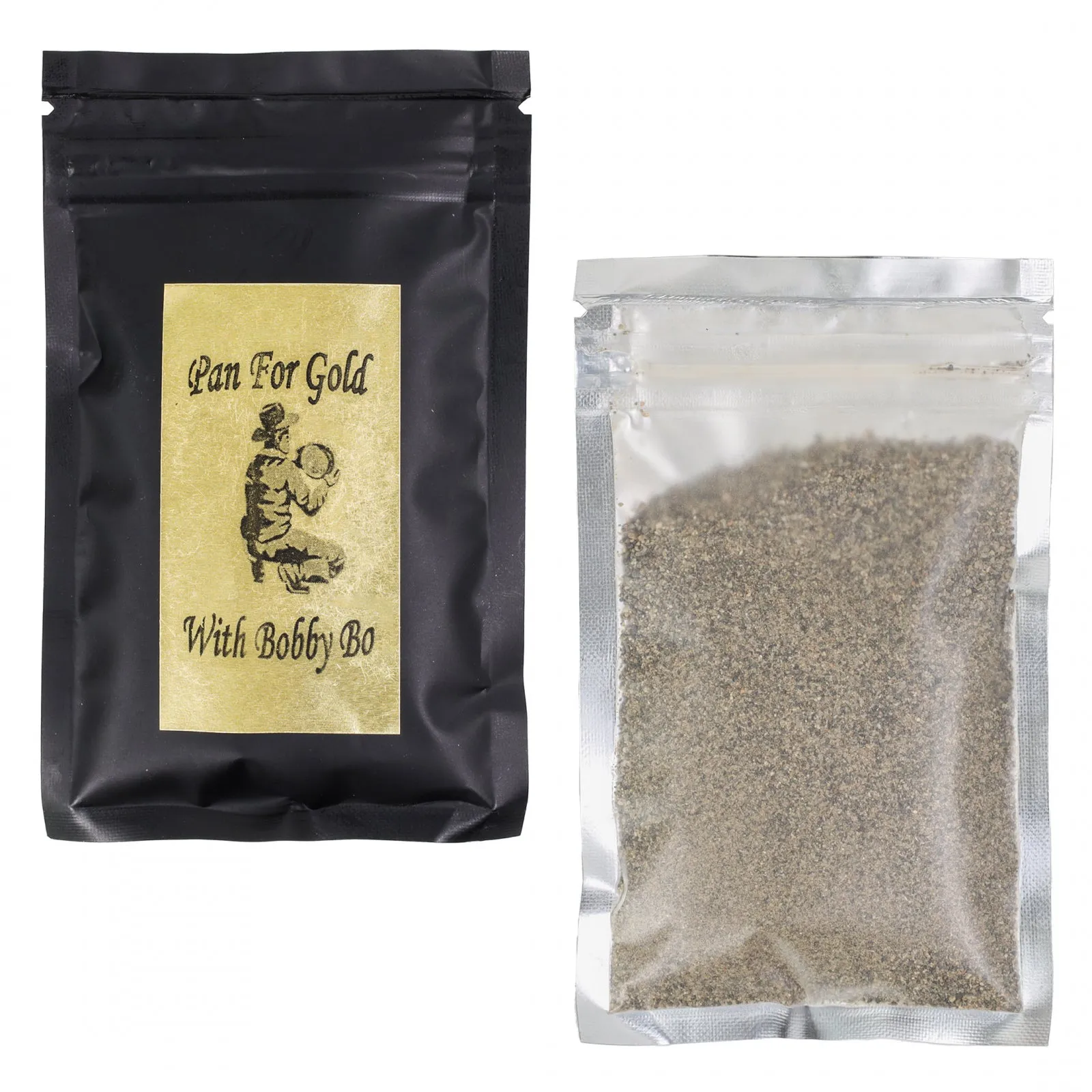 ASR Outdoor X Pan for Gold with Bobby Bo 3oz Beginner Paydirt Gold Panning Kit, 6pc