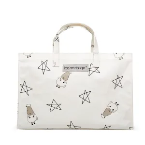 Baa Baa Sheepz Tote Bag Big Star & Sheepz White - Large