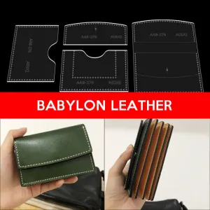 BABYLON™ DIY Leather Card Holder Pattern AAB-276