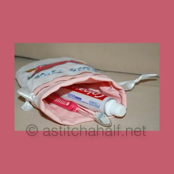 Bath Time Drawstring Bag