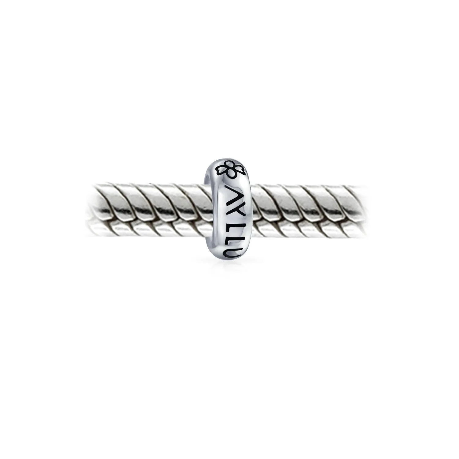 Bead Charm Solidarity Travel Diversity Immigrants Helping Hands Support Silver