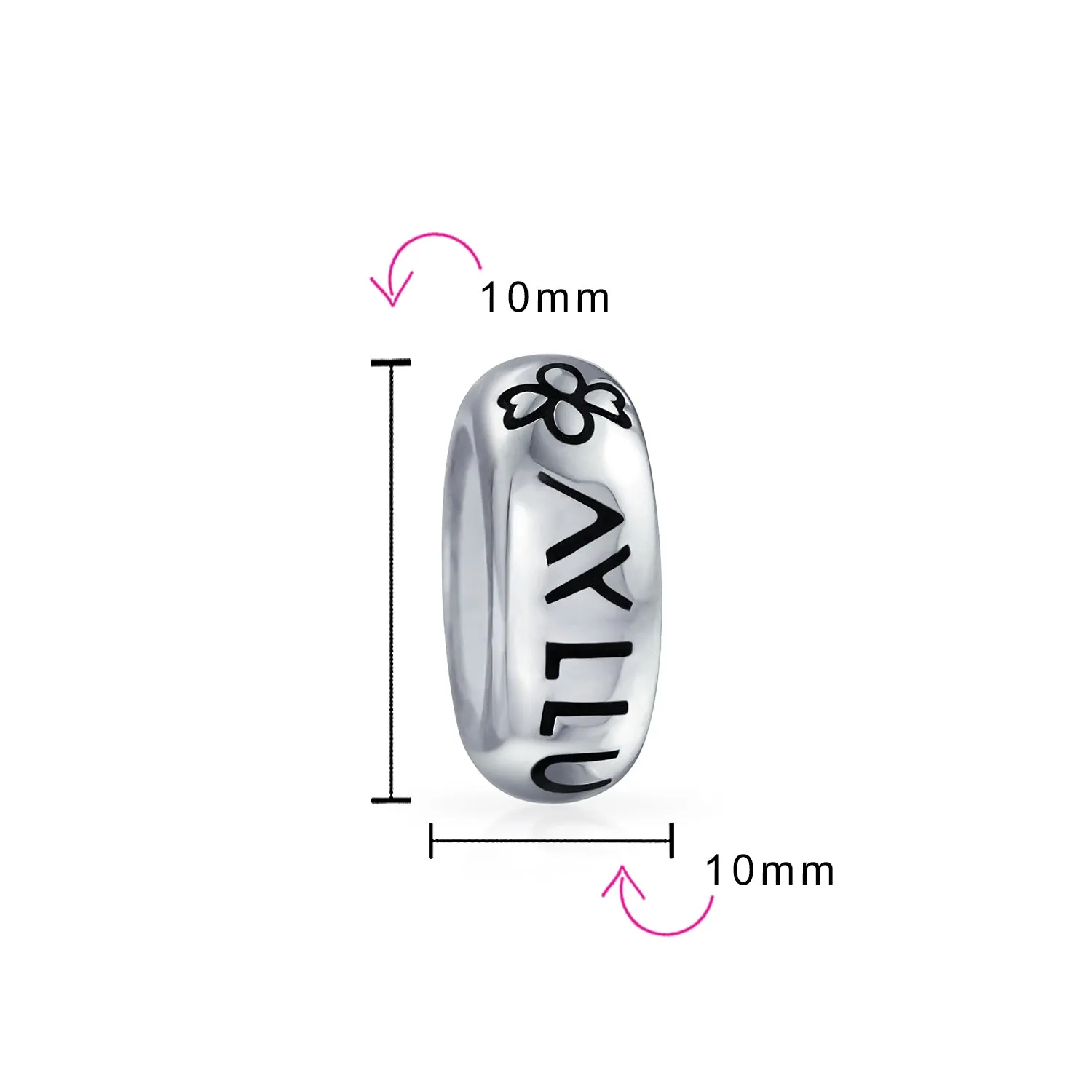 Bead Charm Solidarity Travel Diversity Immigrants Helping Hands Support Silver
