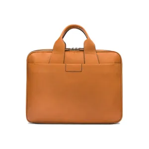 Belmont Leather 15" Laptop Briefcase - Tan