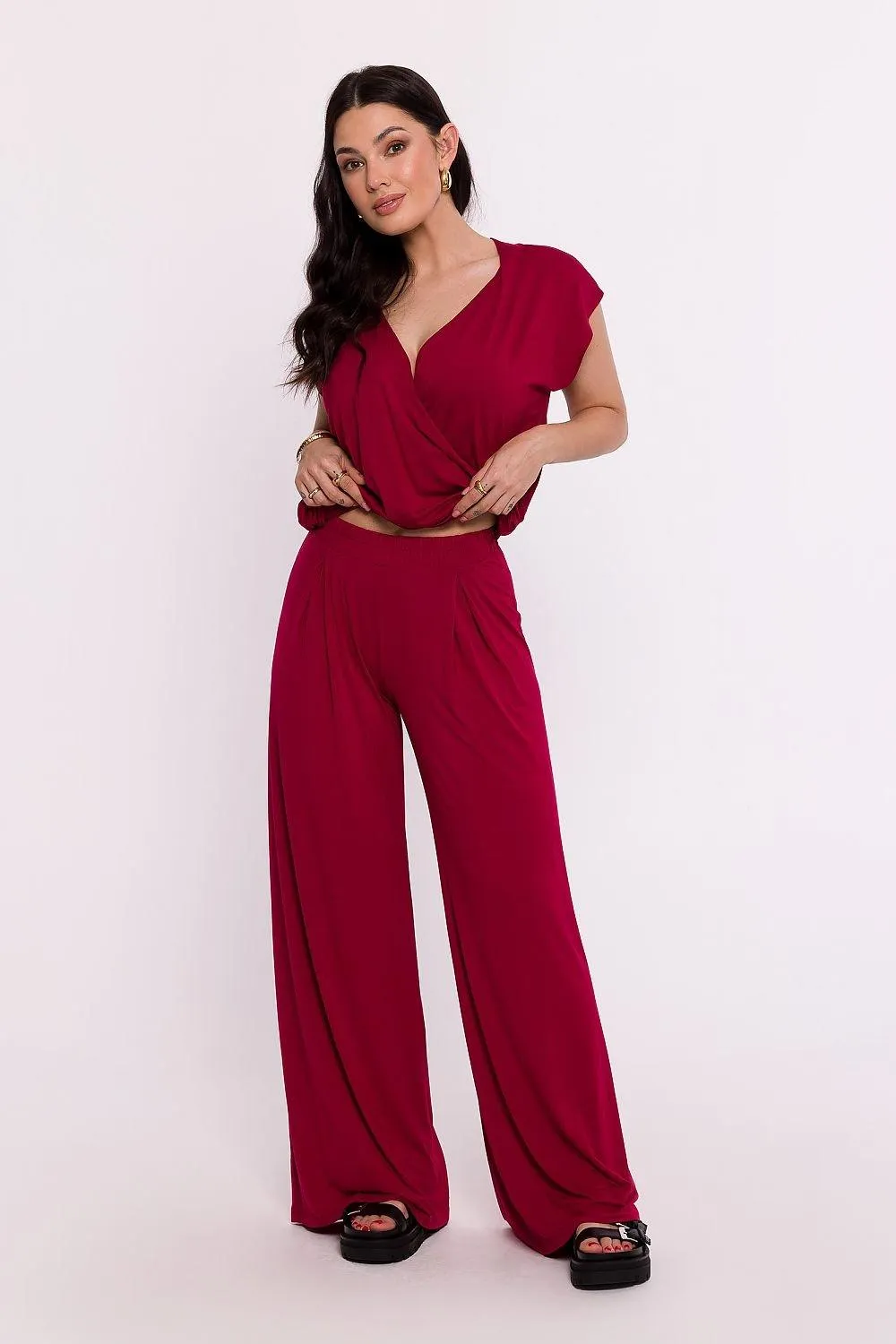 BeWear Women's Luxurious Viscose Knit Trousers