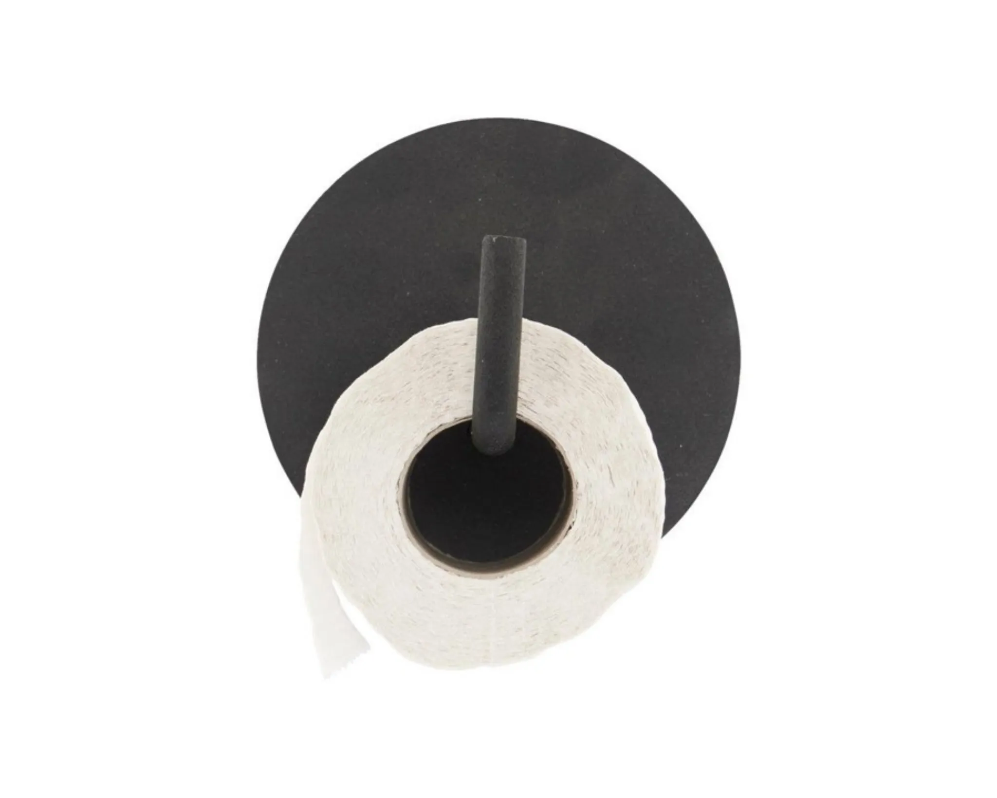 Black Aluminium Toilet Paper Holder