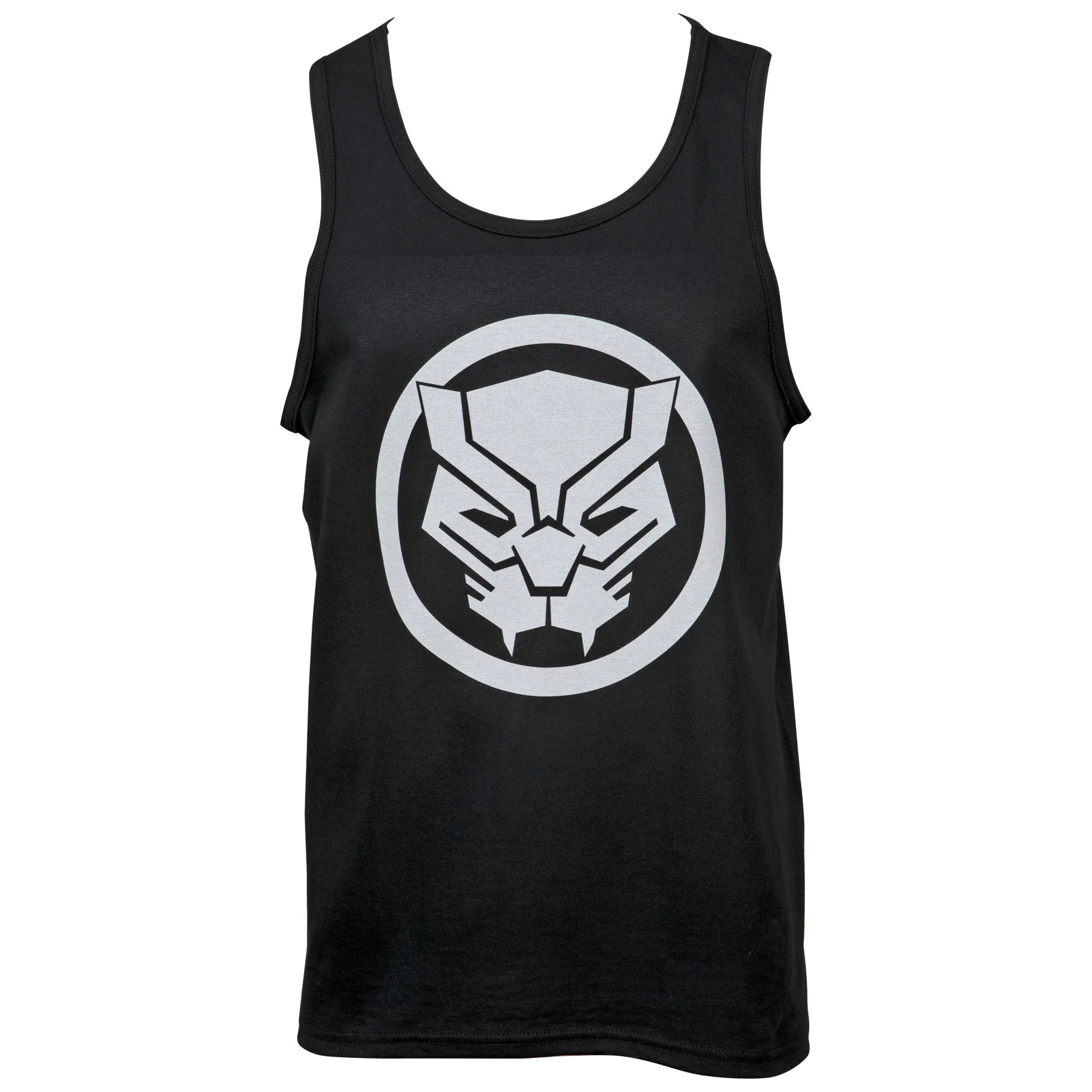 Black Panther Head Minimal Symbol Tank Top