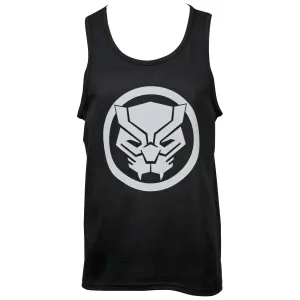 Black Panther Head Minimal Symbol Tank Top