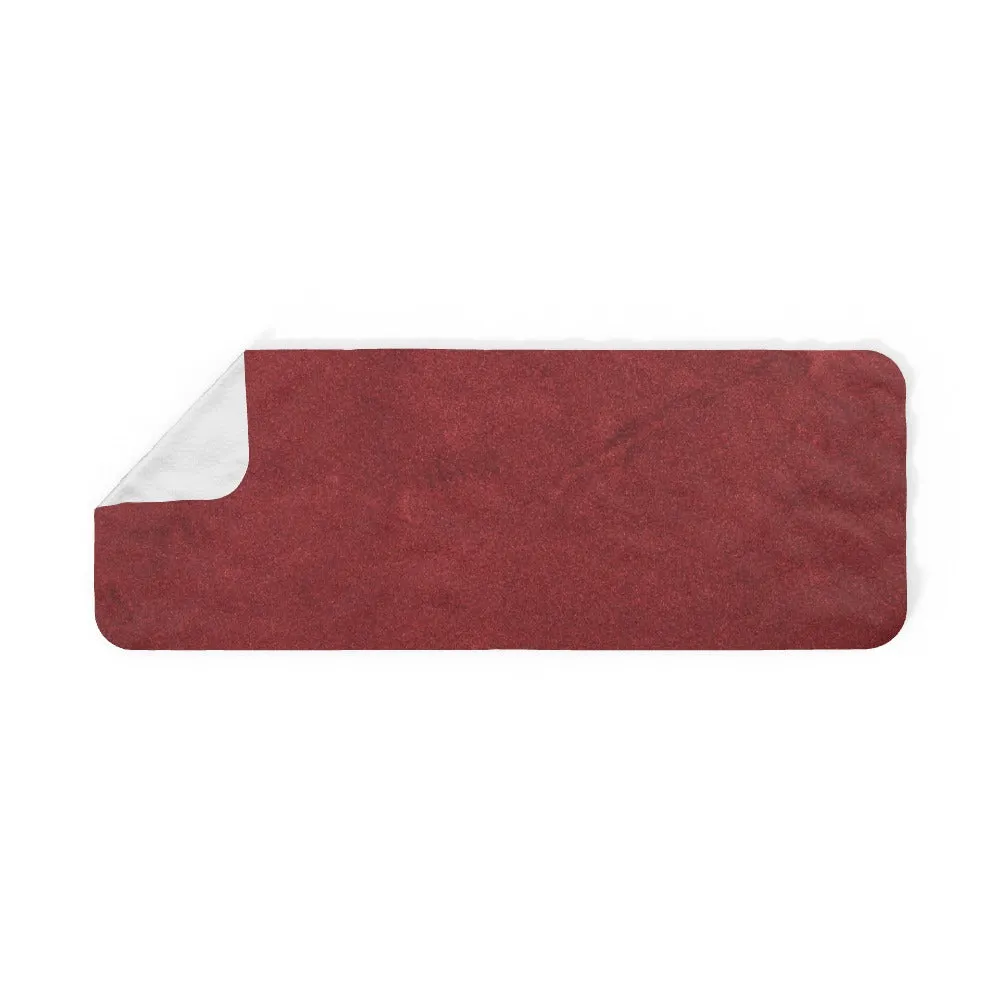 Blanket Scarf - Textured Red