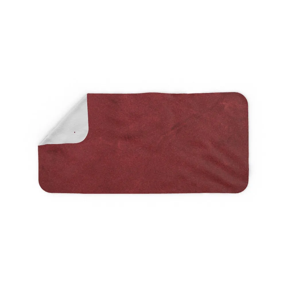 Blanket Scarf - Textured Red