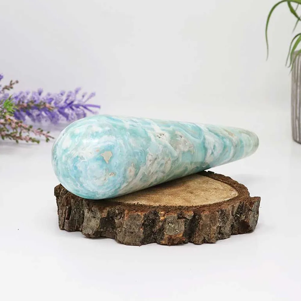 Blue Aragonite Healing Wand