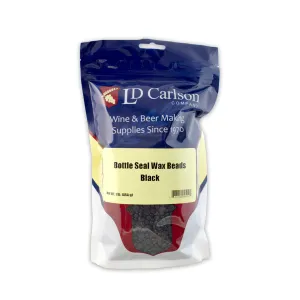 Bottle Seal Wax Beads - Black (1 lb)