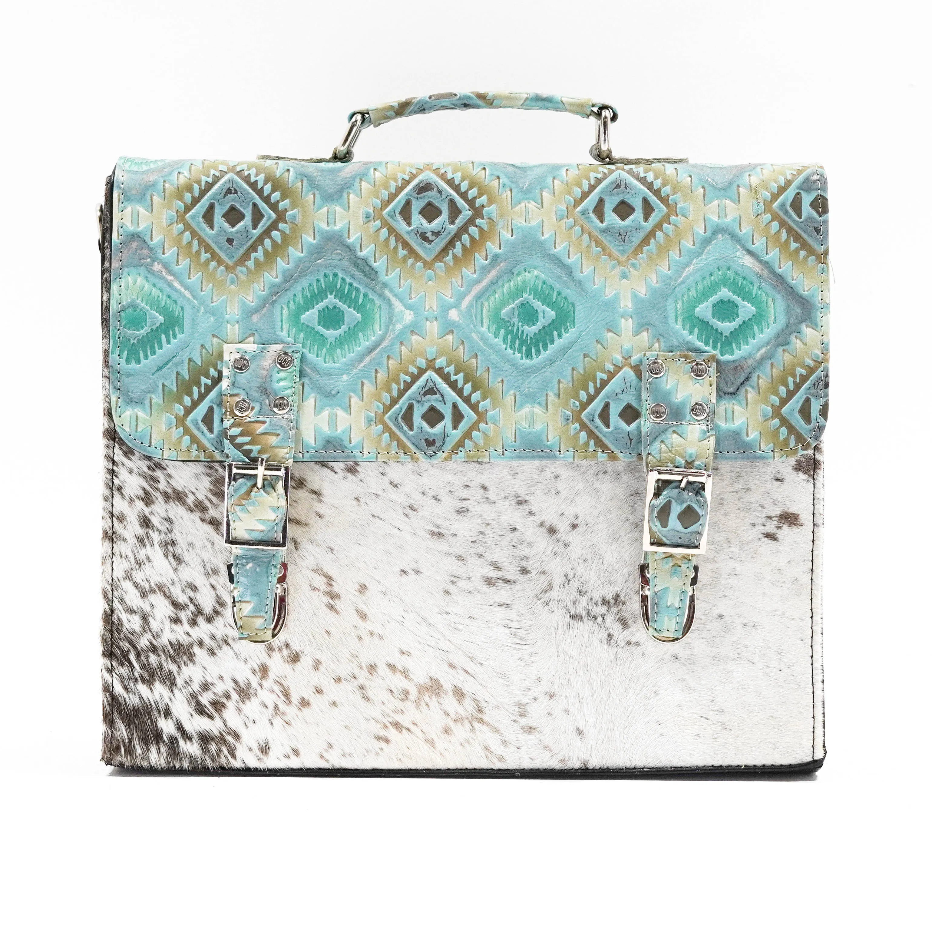 Briefcase - Longhorn w/ Royston Aztec