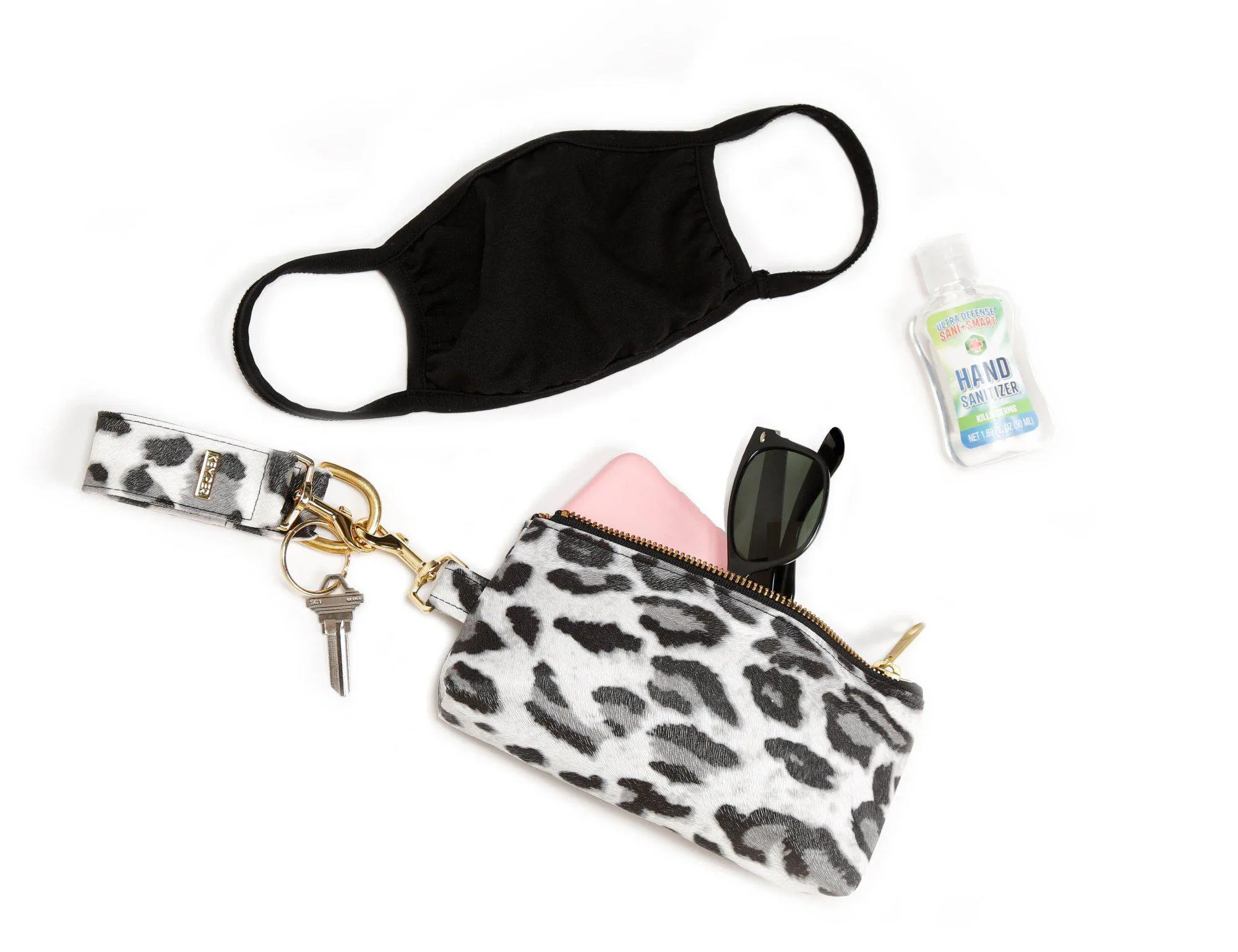 Bright Pink SIGNATURE 2-Piece KEYPIT Set • Wristlet