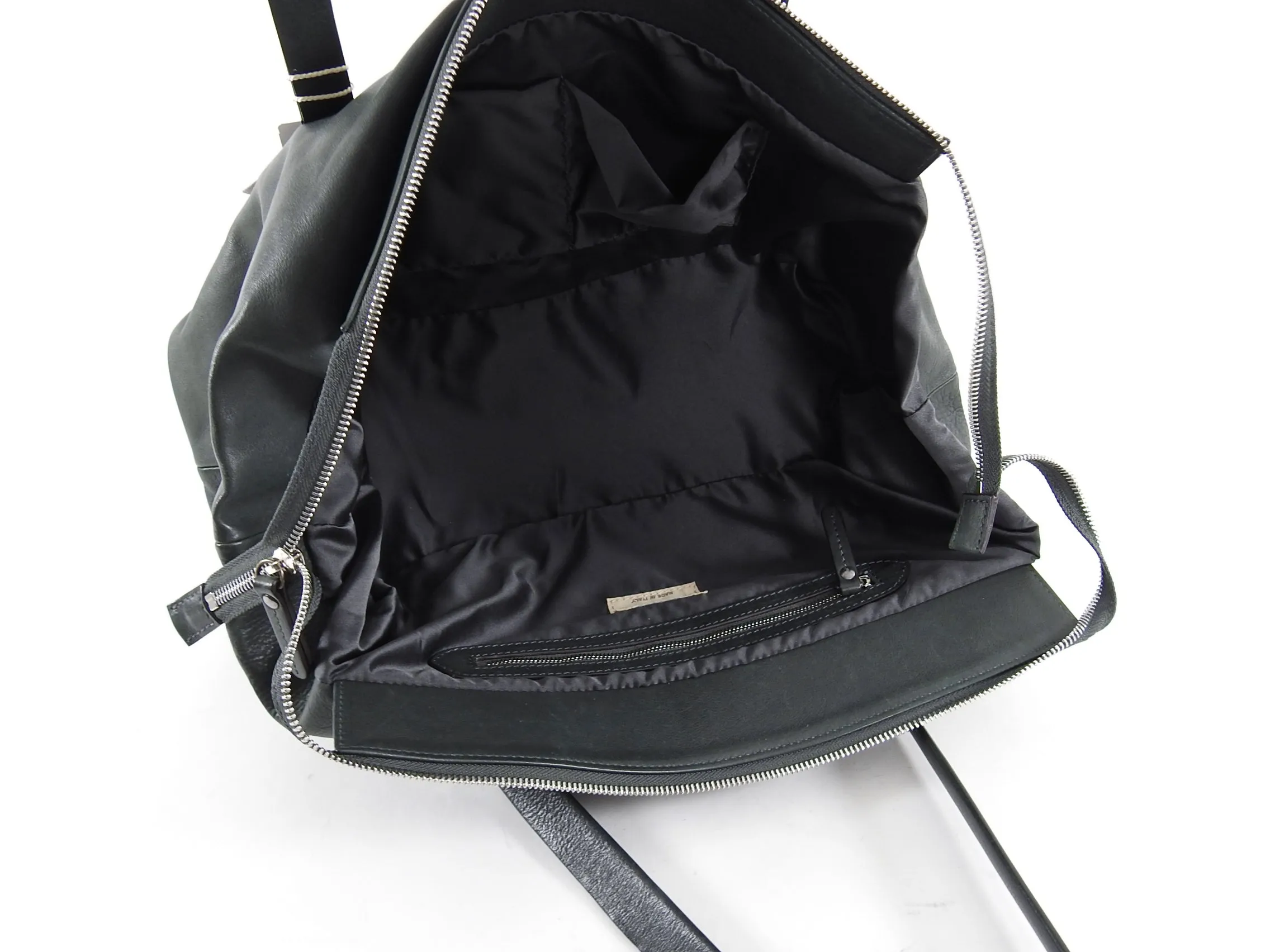 Brunello Cucinelli Dark Green Double Handle Duffle Bag