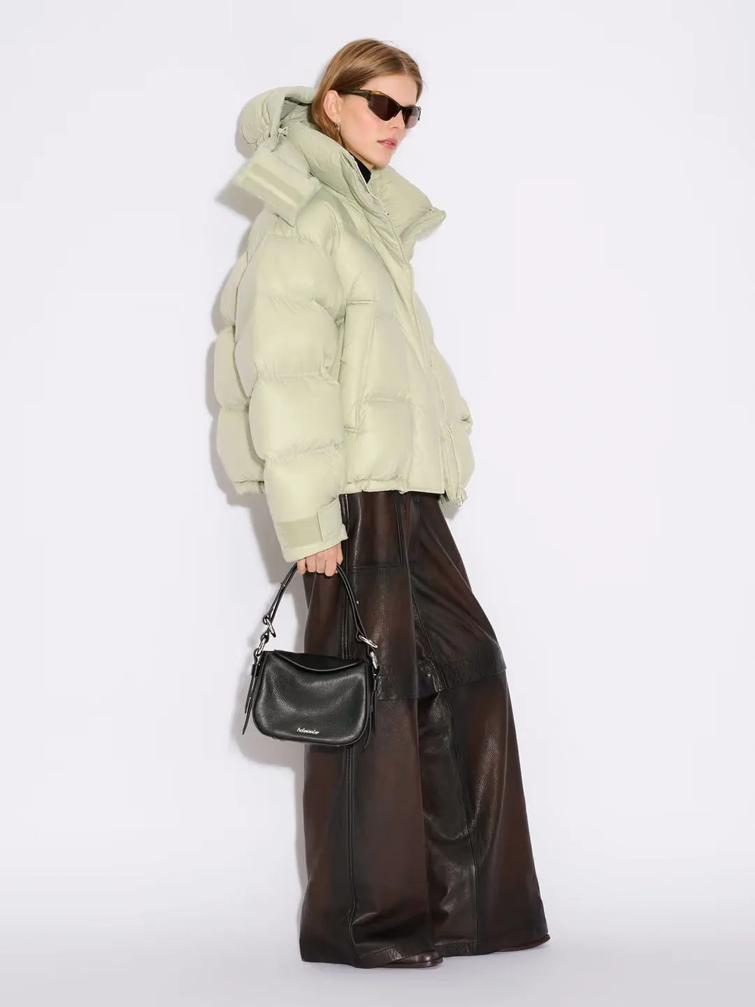 Bud Leather Bag Mini - Black