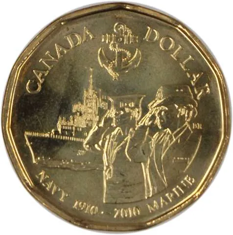 Canada Nickel 2010 $1 (Elizabeth II) 7gr .915