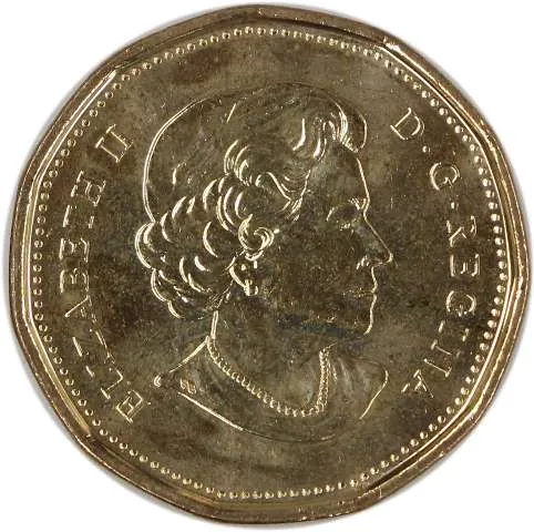 Canada Nickel 2010 $1 (Elizabeth II) 7gr .915