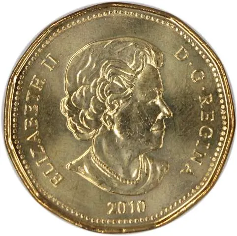 Canada Nickel 2010 $1 (Elizabeth II) 7gr .915