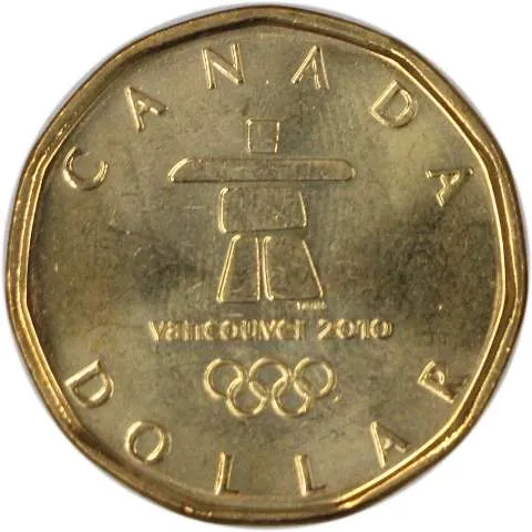 Canada Nickel 2010 $1 (Elizabeth II) 7gr .915