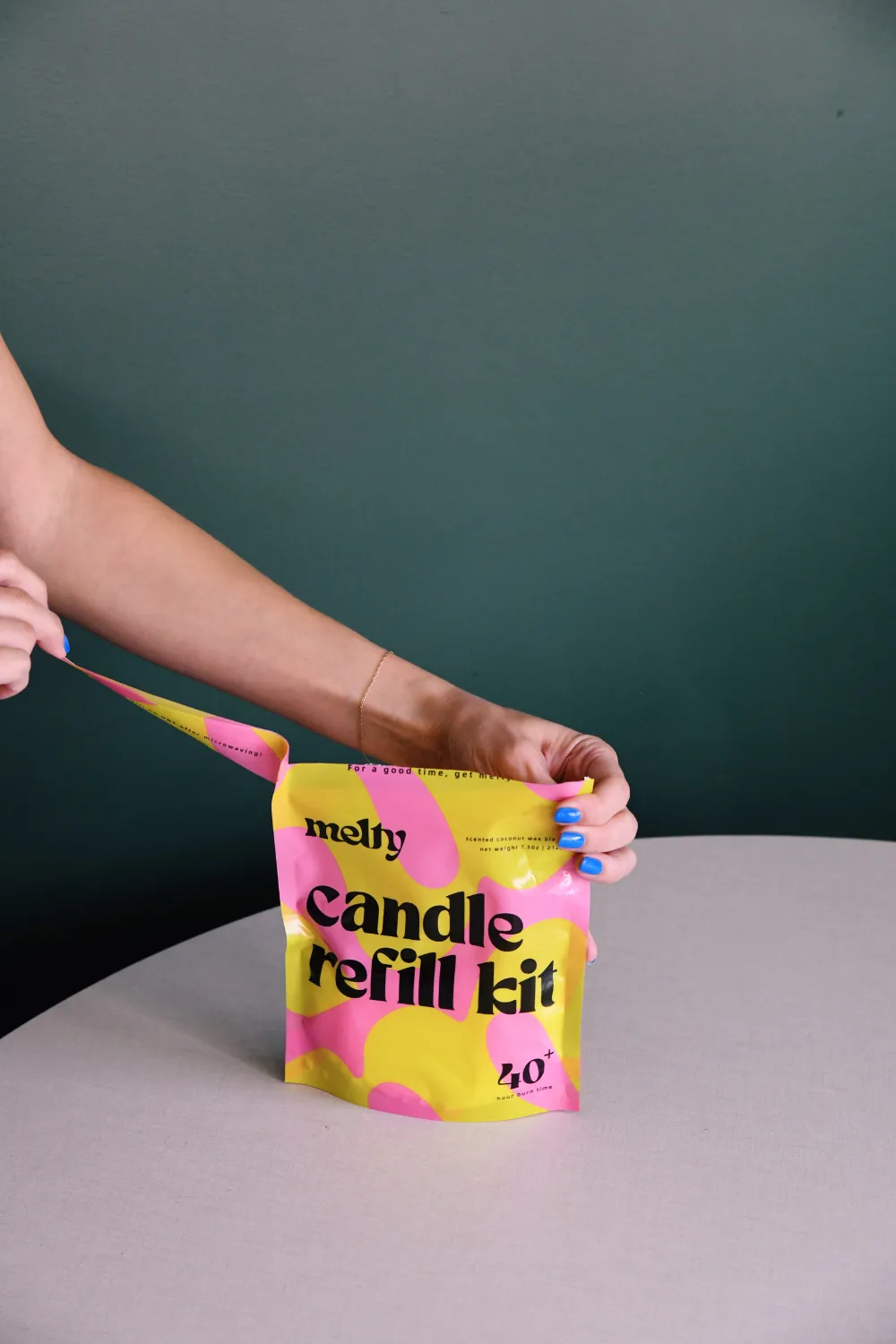Candle Refill Kit - Almond Milk, Vanilla & Amber | Cozy Fragrance