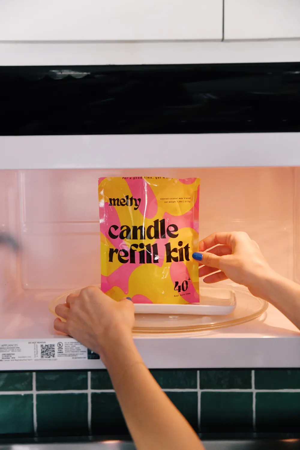 Candle Refill Kit - Almond Milk, Vanilla & Amber | Cozy Fragrance