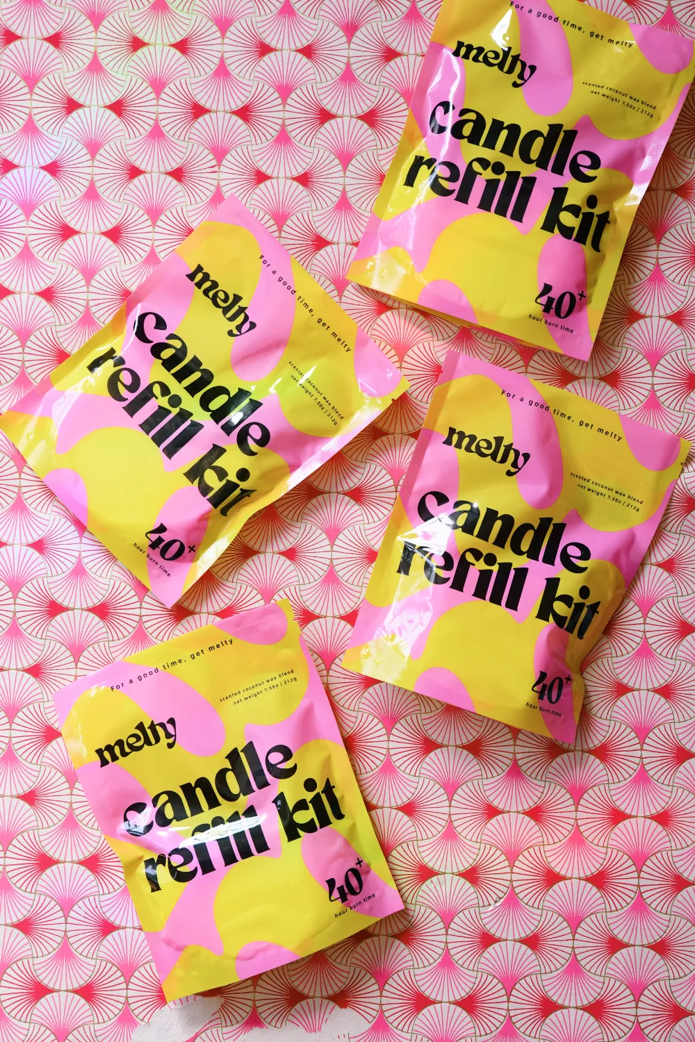 Candle Refill Kit - Almond Milk, Vanilla & Amber | Cozy Fragrance