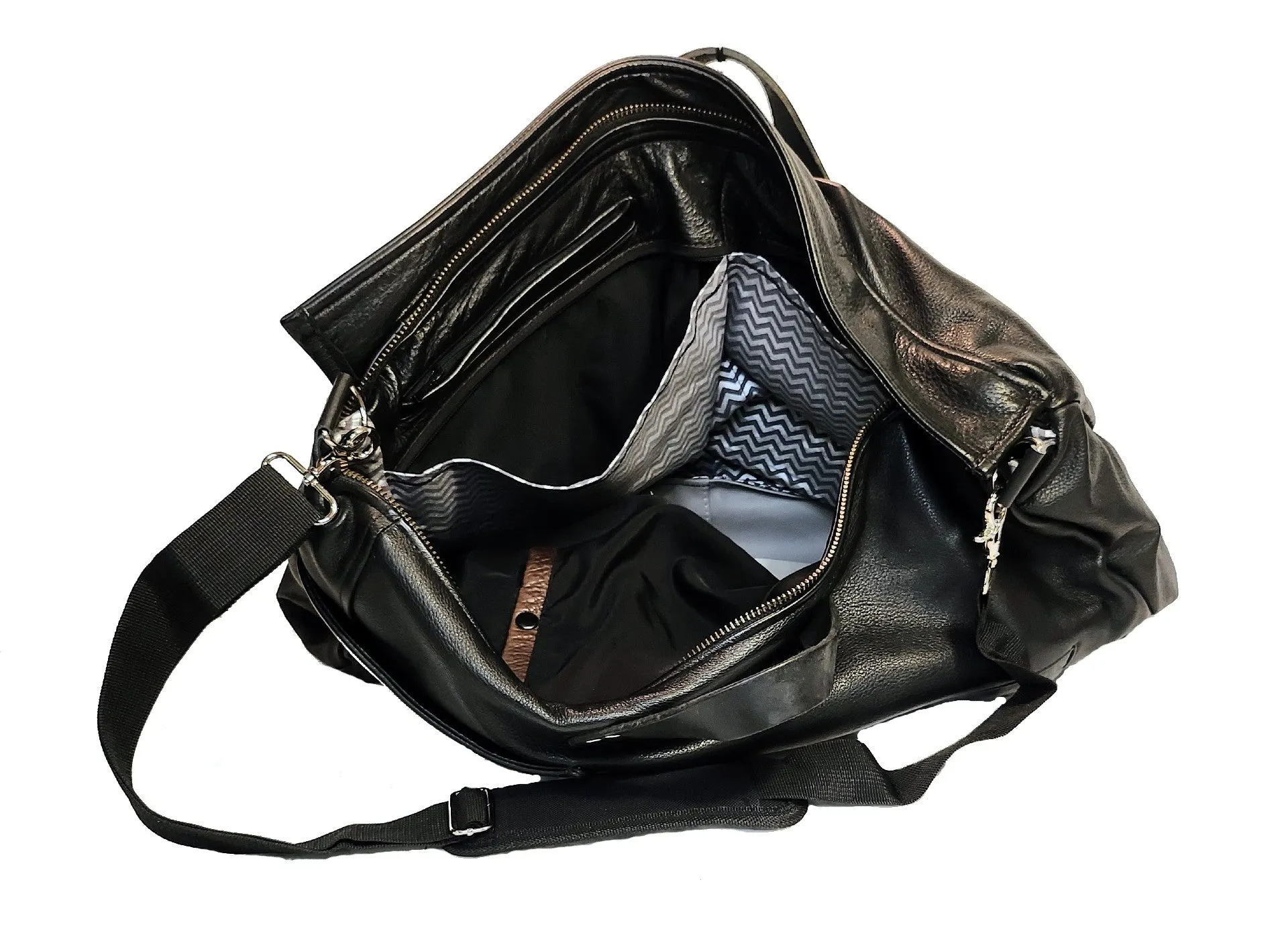 Casey Weekender Black Jacket Bag