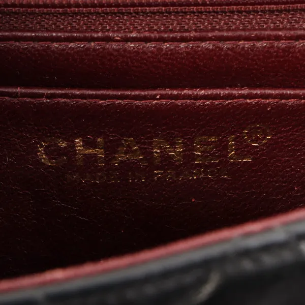 Chanel Around 2000 Made Classic Flap Chain Bag Mini Black