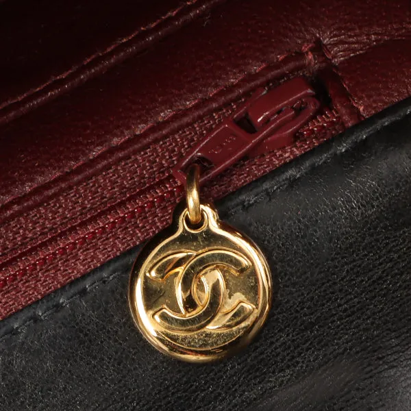 Chanel Around 2000 Made Classic Flap Chain Bag Mini Black