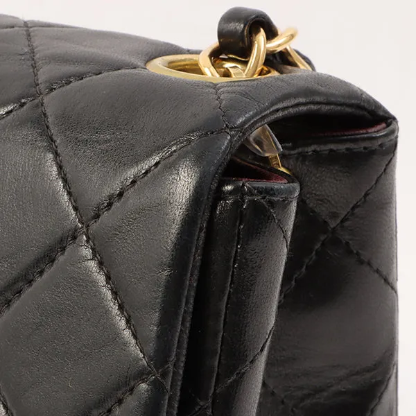 Chanel Around 2000 Made Classic Flap Chain Bag Mini Black