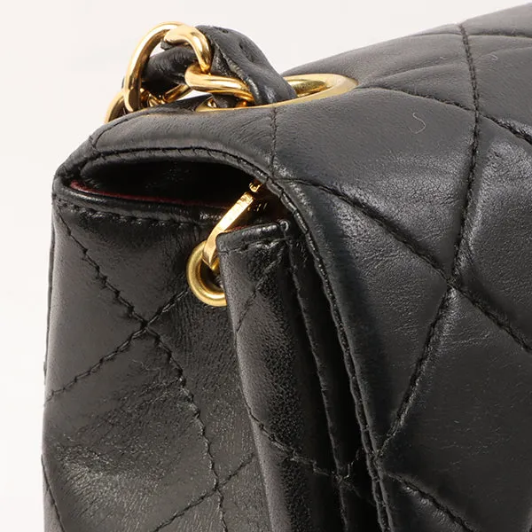 Chanel Around 2000 Made Classic Flap Chain Bag Mini Black