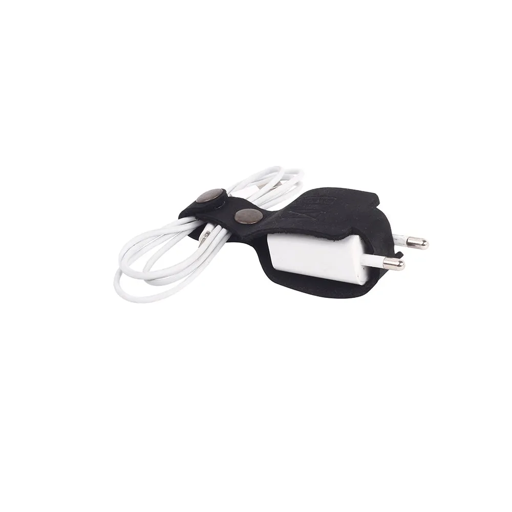 Charger Wrap - Black Leather