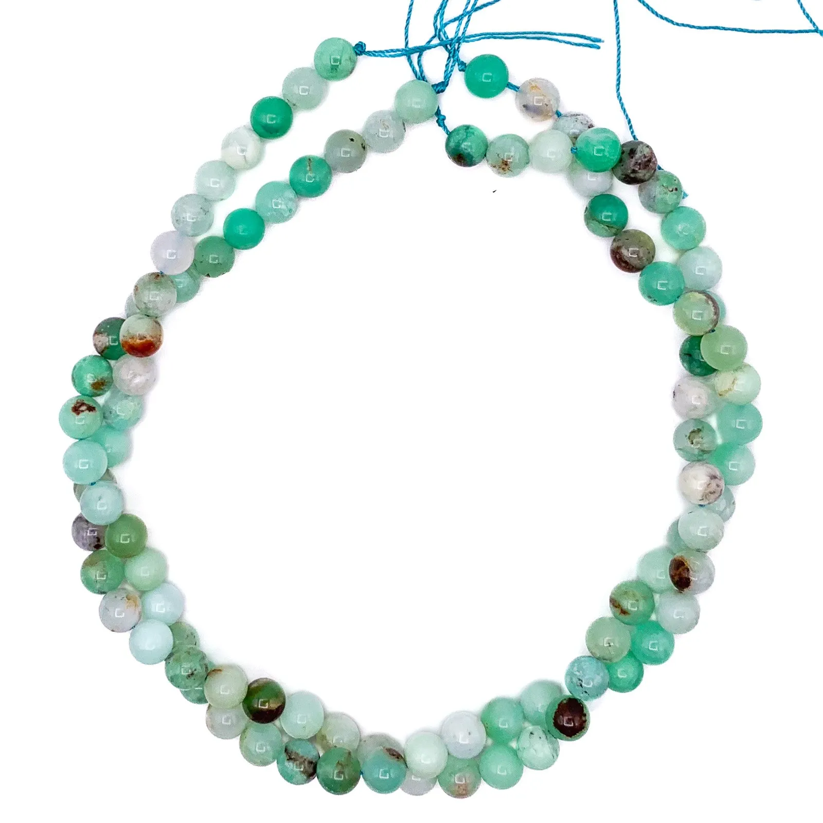 Chrysoprase 8.5mm Smooth Rounds Bead Strand