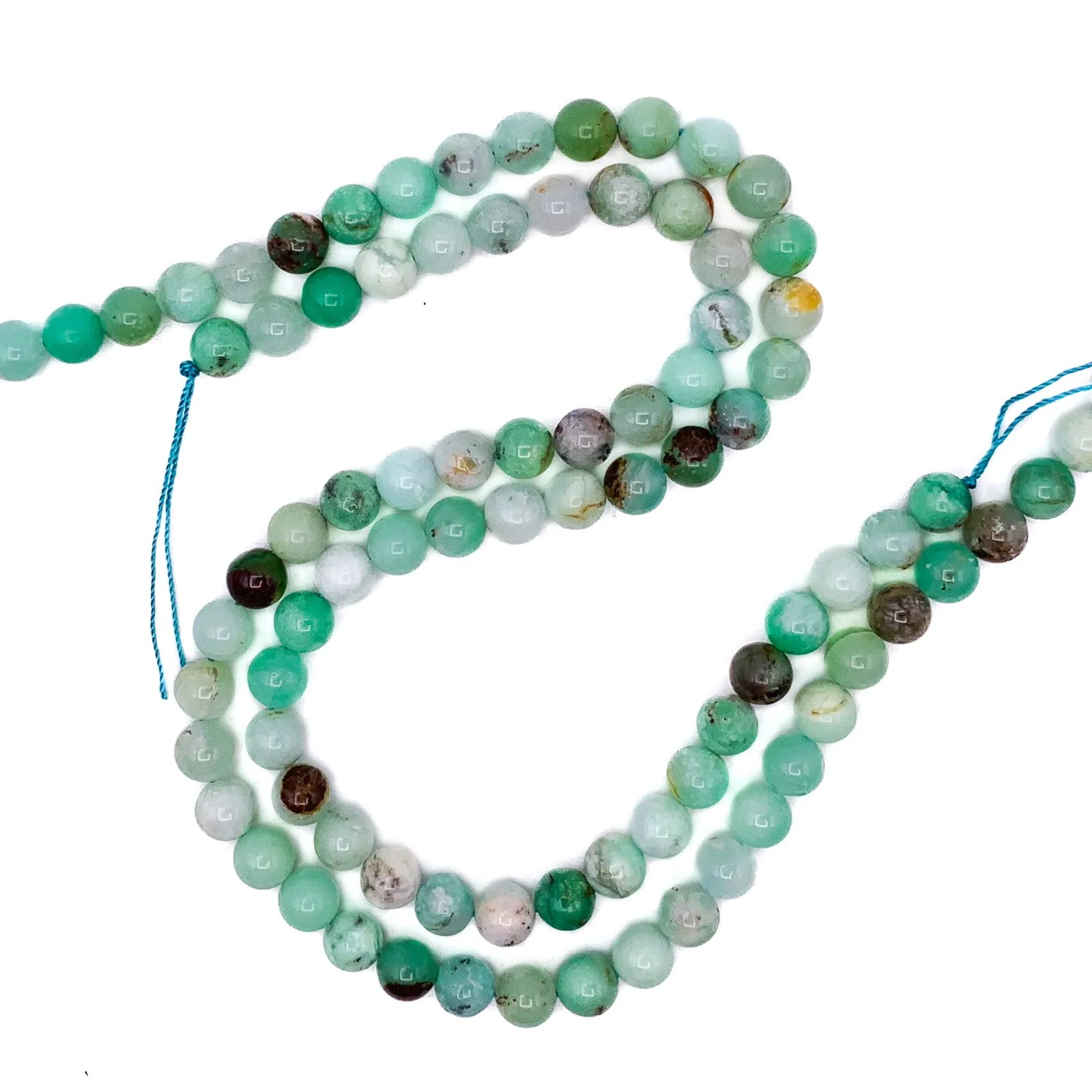 Chrysoprase 8.5mm Smooth Rounds Bead Strand