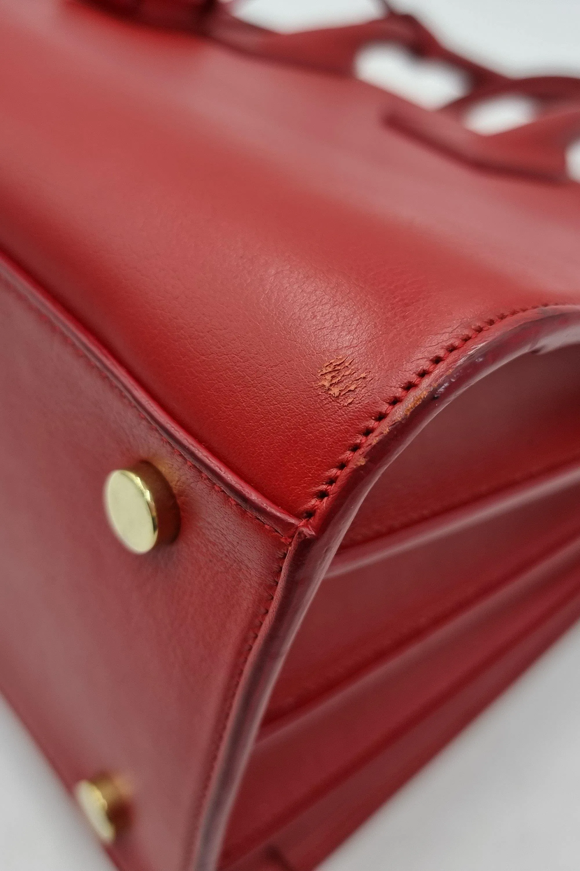 Classic Small Sac De Jour Red
