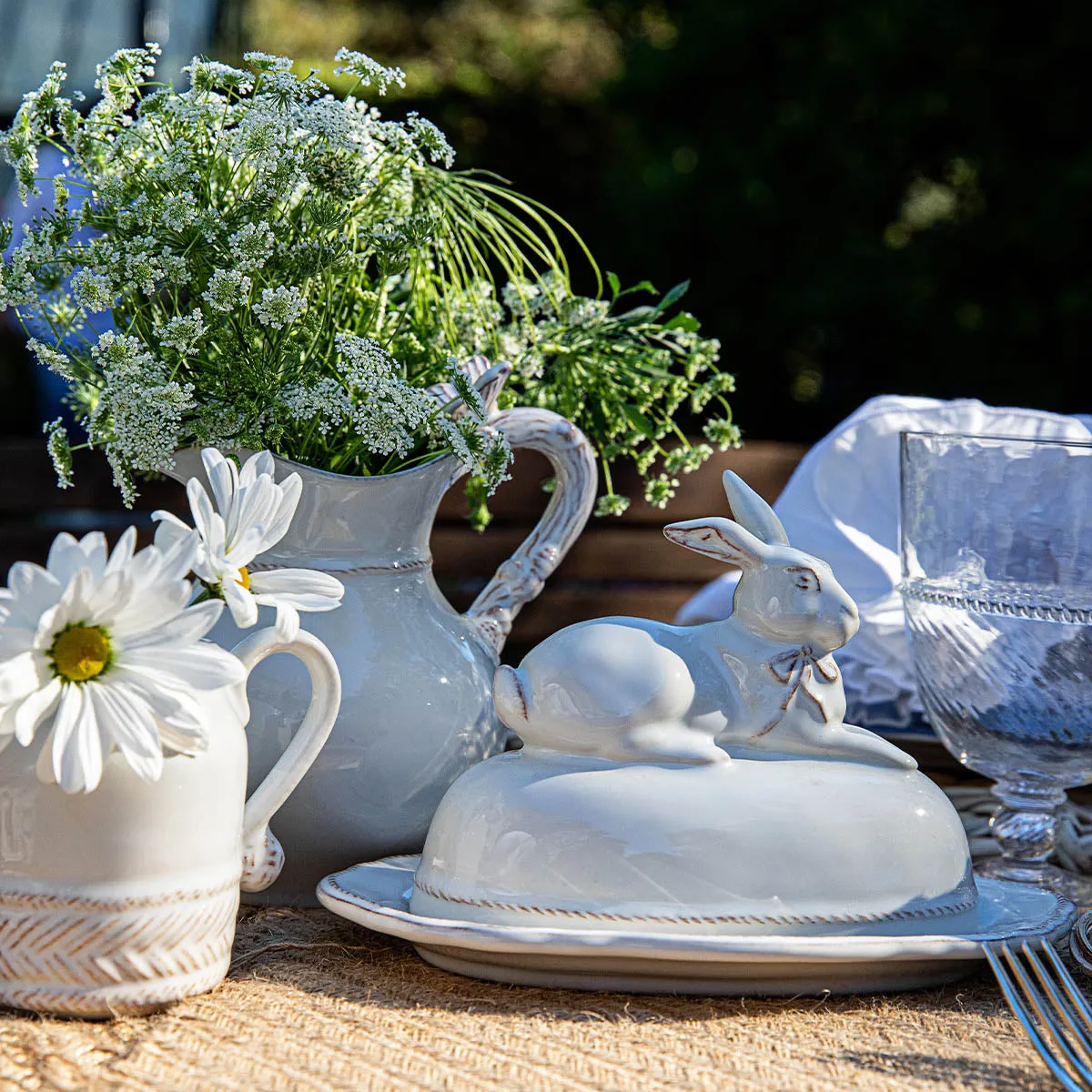 Clever Creatures Bunny Butter Dish