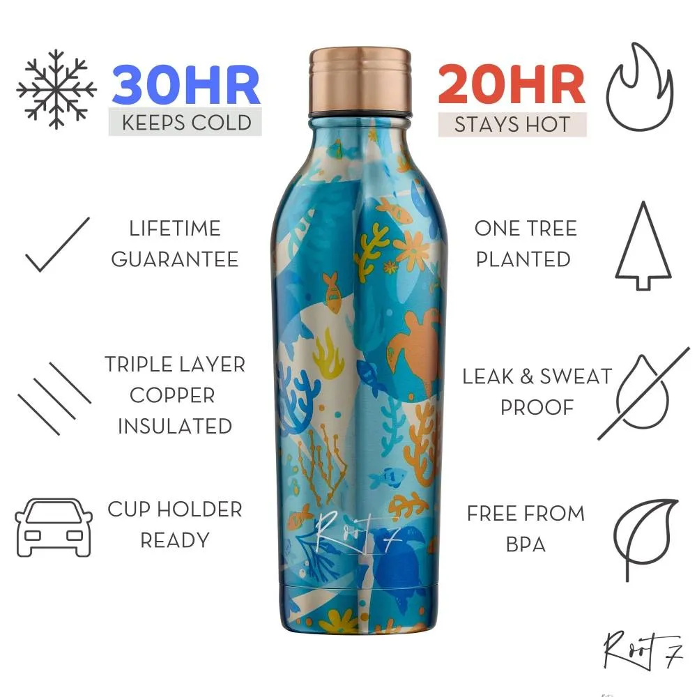 Coral Shine Water Bottle