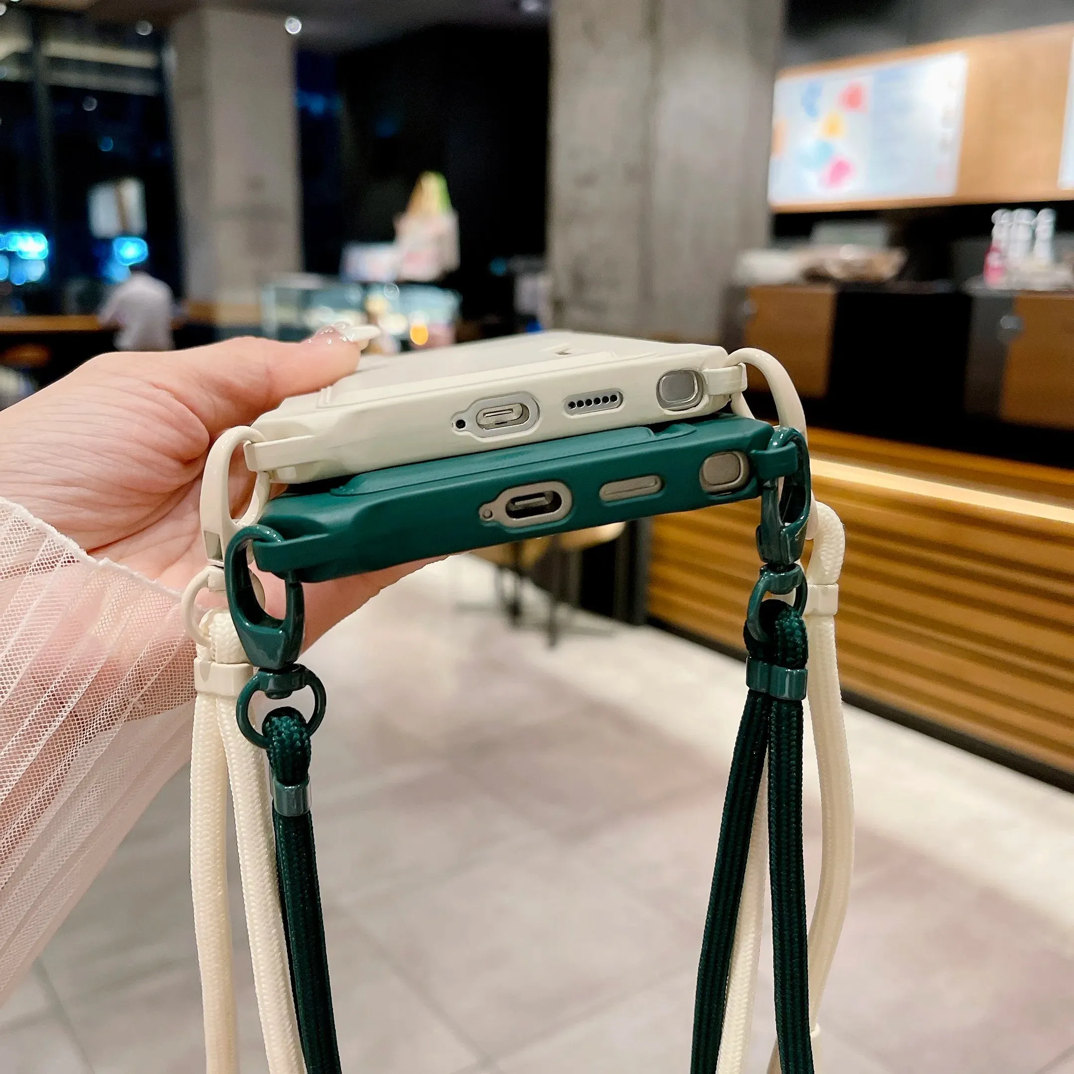 Crossbody Lanyard case with Card Holder for Samsung