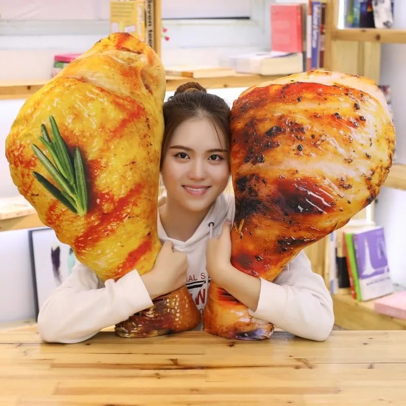 Cute Chicken leg Pillow Plush Toy