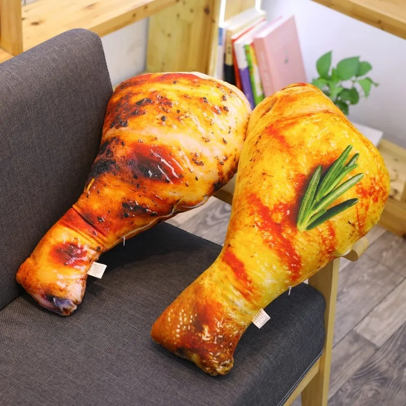 Cute Chicken leg Pillow Plush Toy
