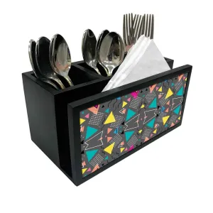 Cutlery Tissue Holder Napkin Stand -  Trance Design