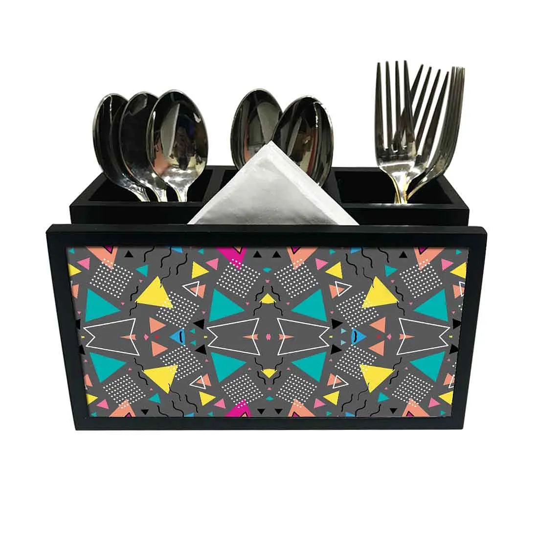 Cutlery Tissue Holder Napkin Stand -  Trance Design